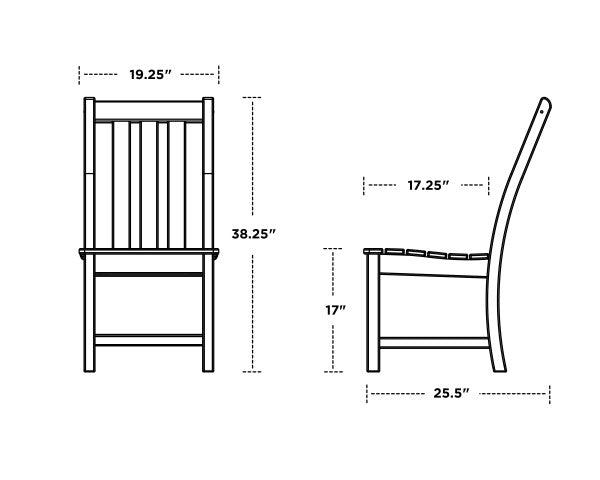 Vineyard Dining Side Chair | Natural Finish - Retreat Home Furniture