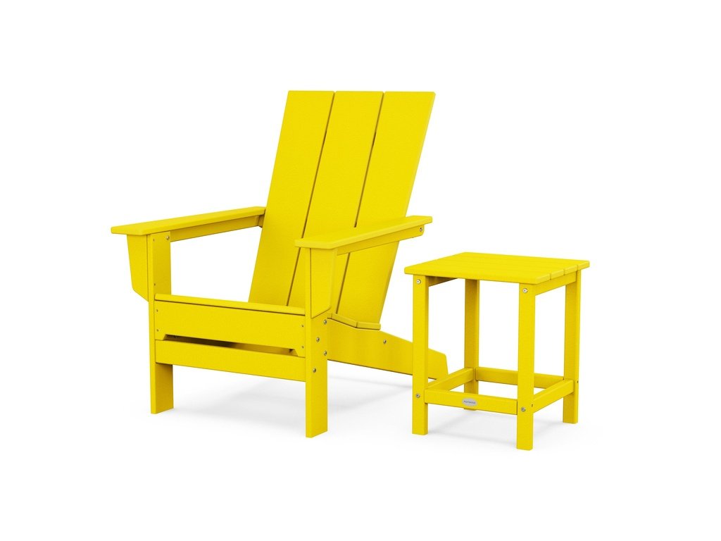 Modern Studio Adirondack Chair with Side Table Photo