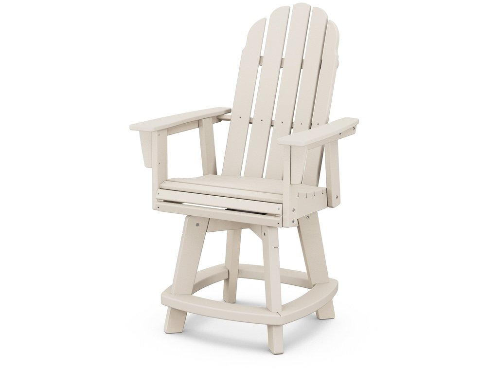 Vineyard Curveback Adirondack Swivel Counter Chair Photo