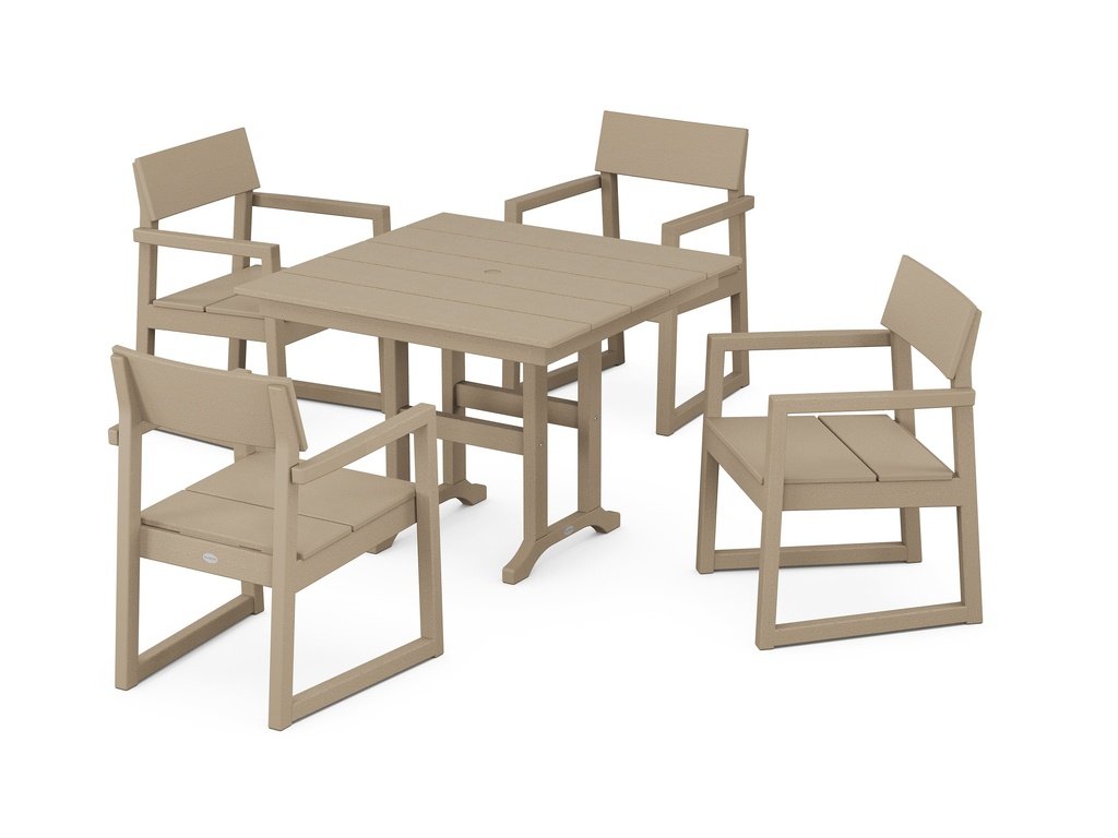 EDGE 5-Piece Farmhouse Dining Set Photo