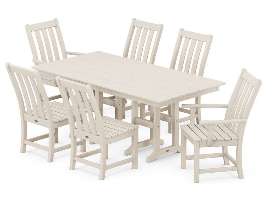 Vineyard 7-Piece Farmhouse Dining Set - Retreat Home Furniture