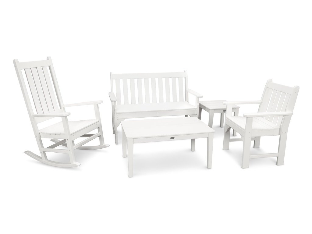 Vineyard 5-Piece Bench & Rocking Chair Set Photo