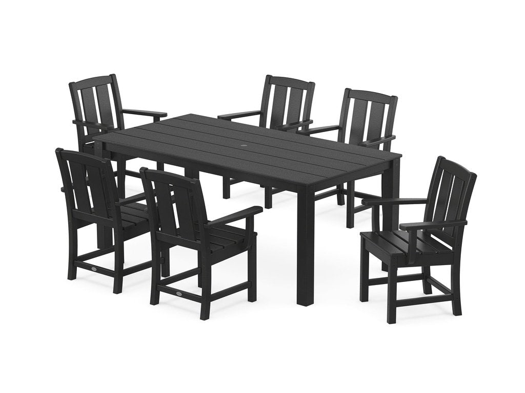 Mission Arm Chair 7-Piece Parsons Dining Set Photo