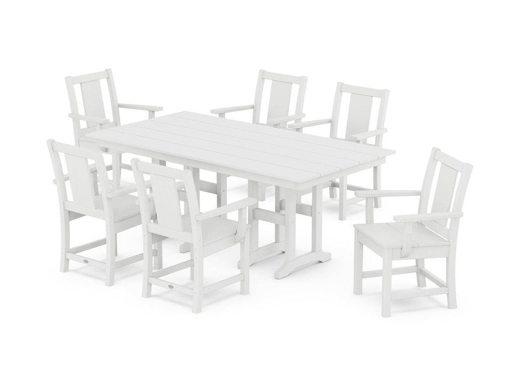 Prairie Arm Chair 7-Piece Farmhouse Dining Set Photo