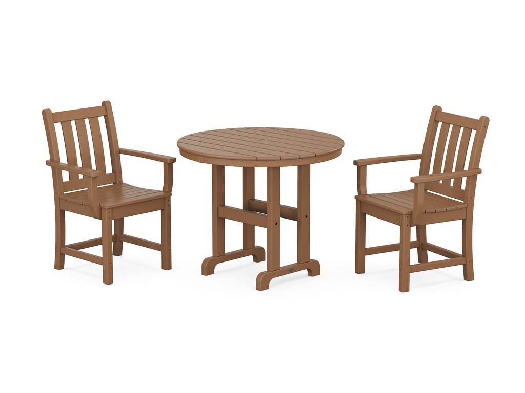 Traditional Garden 3-Piece Round Dining Set Photo