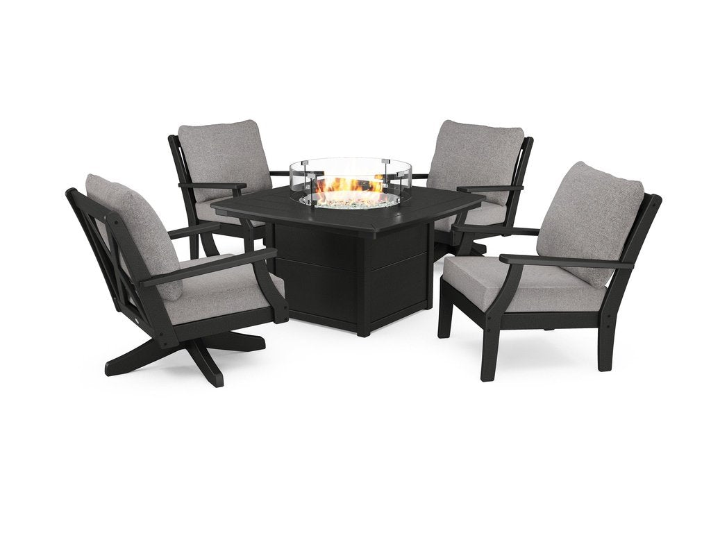 Braxton 5-Piece Deep Seating Set with Fire Table Photo