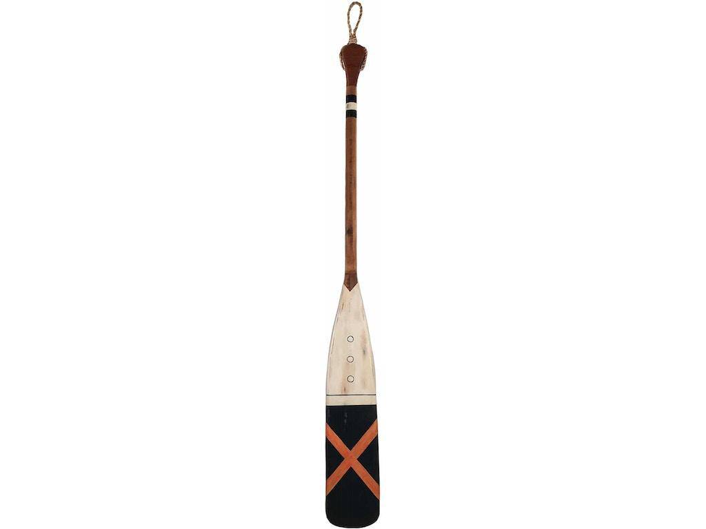 Wooden Oar Orange Cross