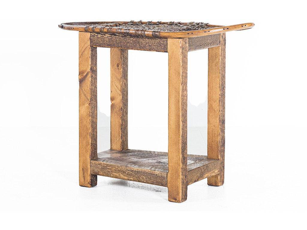 Rustic Accents Snow Shoe End Table