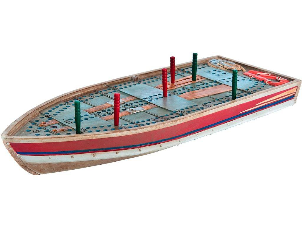 Tin Boat Cribbage Board