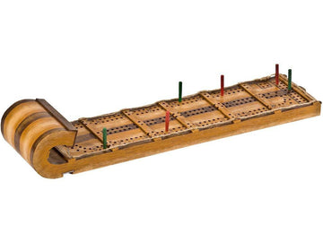 Toboggan Cribbage Board