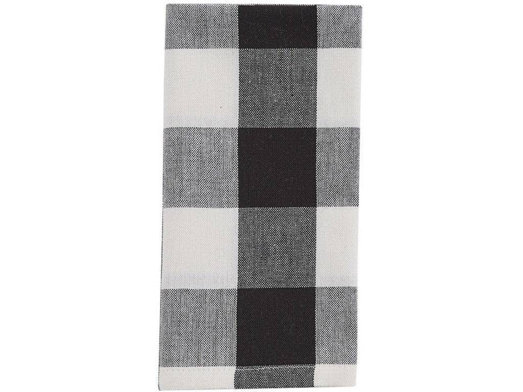 Black/Cream Check Napkin