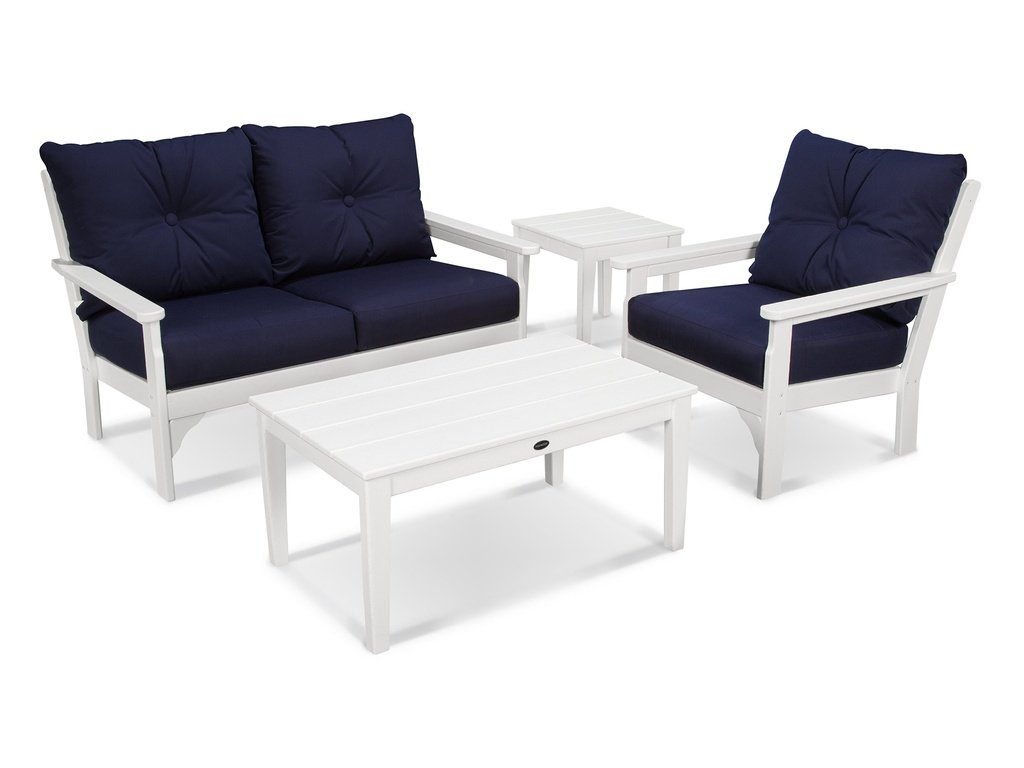 Vineyard 4-Piece Deep Seating Set Photo