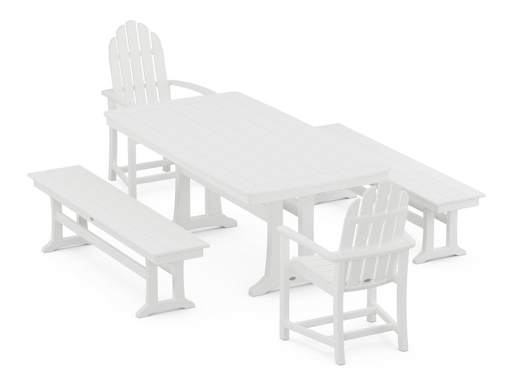 Classic Adirondack 5-Piece Dining Set with Trestle Legs Photo