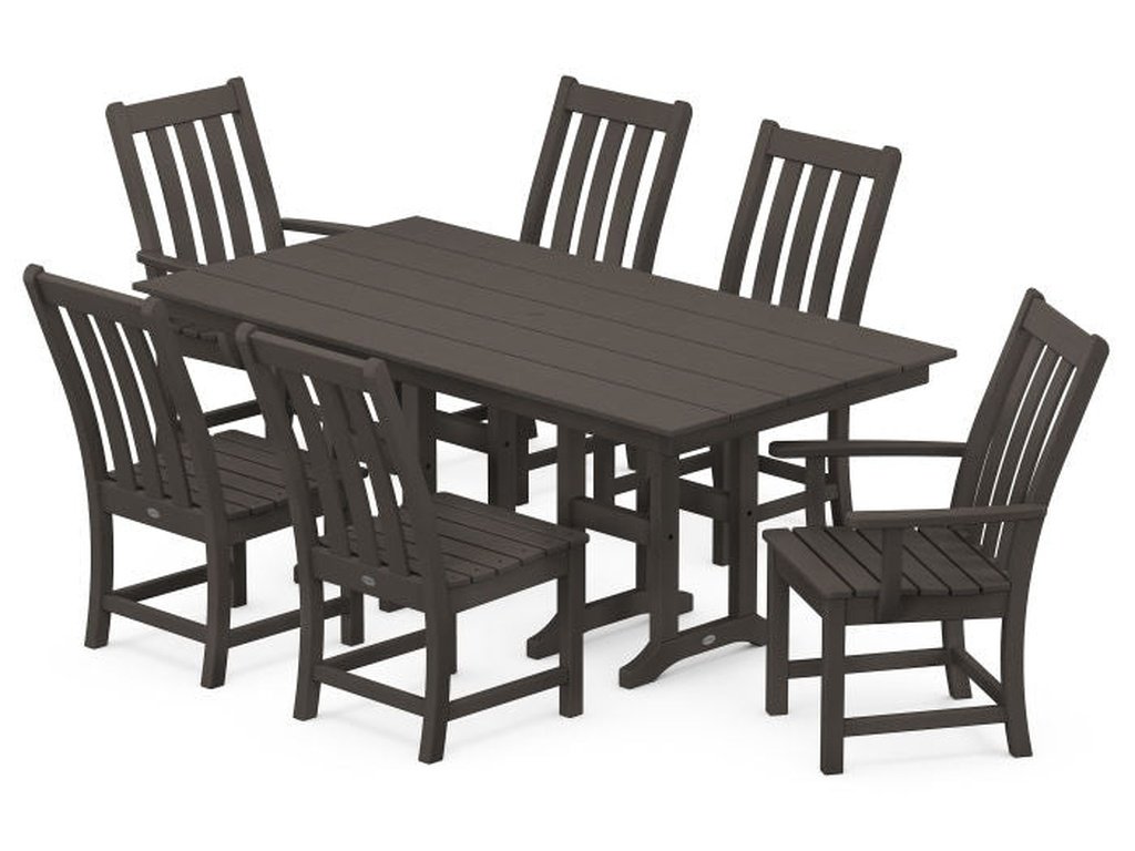 Vineyard 7-Piece Farmhouse Dining Set - Retreat Home Furniture