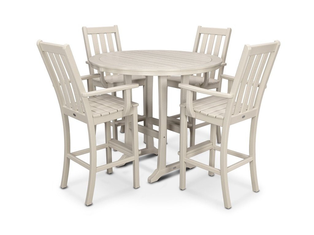 Vineyard 5-Piece Round Bar Set Photo