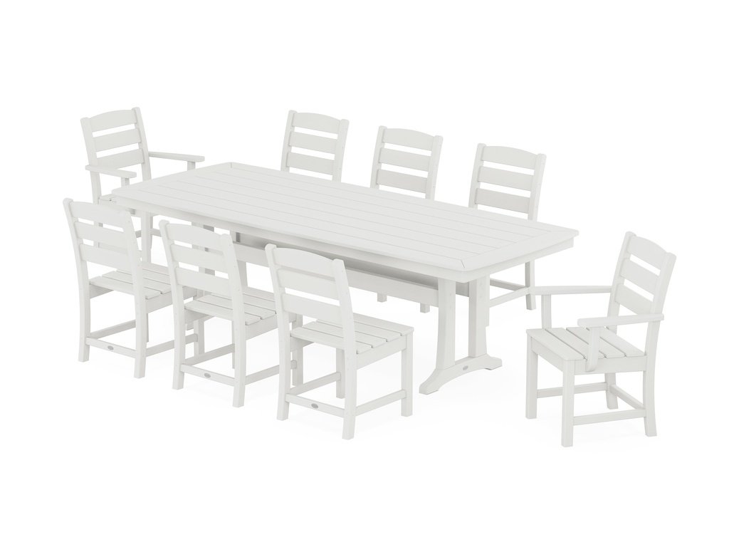 Lakeside 9-Piece Dining Set with Trestle Legs Photo