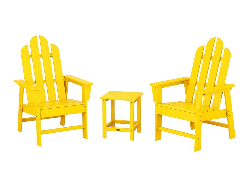 Long Island 3-Piece Upright Adirondack Chair Set Photo