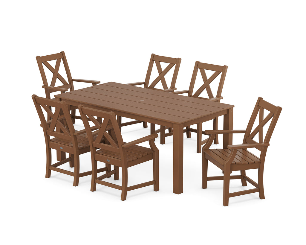 Braxton Arm Chair 7-Piece Parsons Dining Set Photo