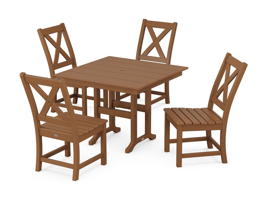 Braxton Side Chair 5-Piece Farmhouse Dining Set Photo