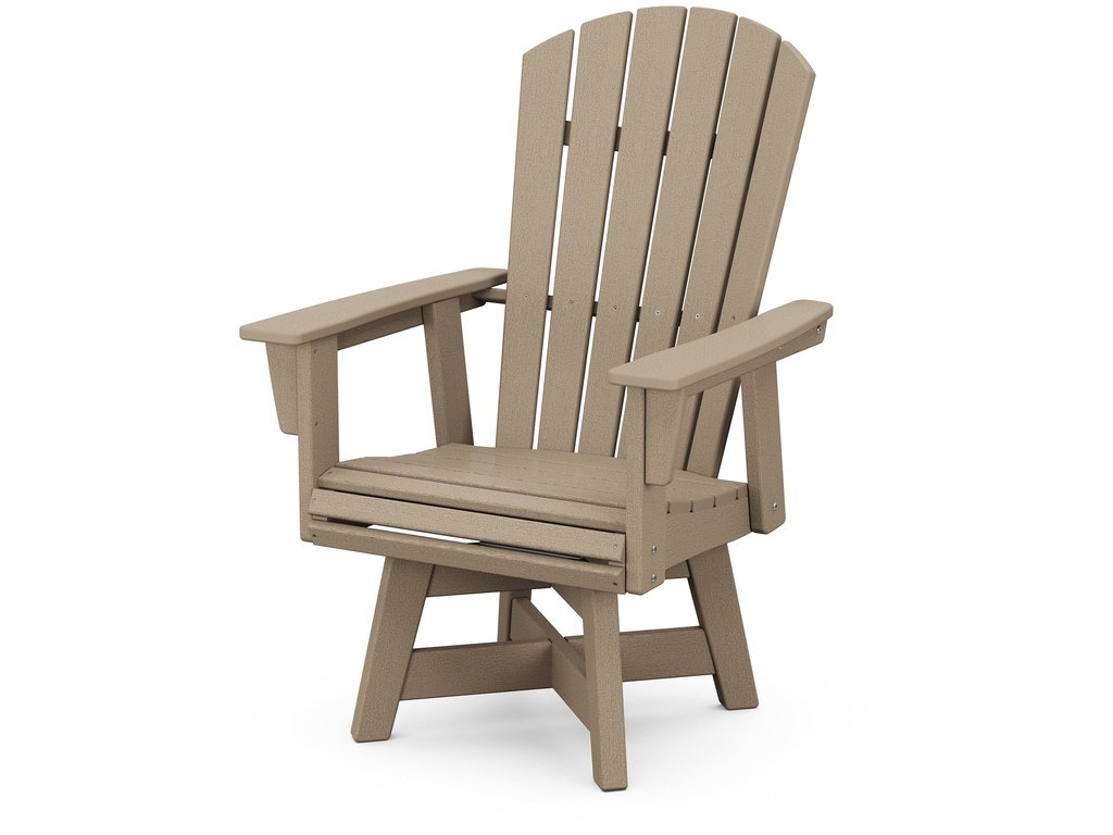 Nautical Curveback Adirondack Swivel Dining Chair Photo