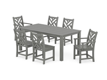 Chippendale 7-Piece Parsons Dining Set Photo