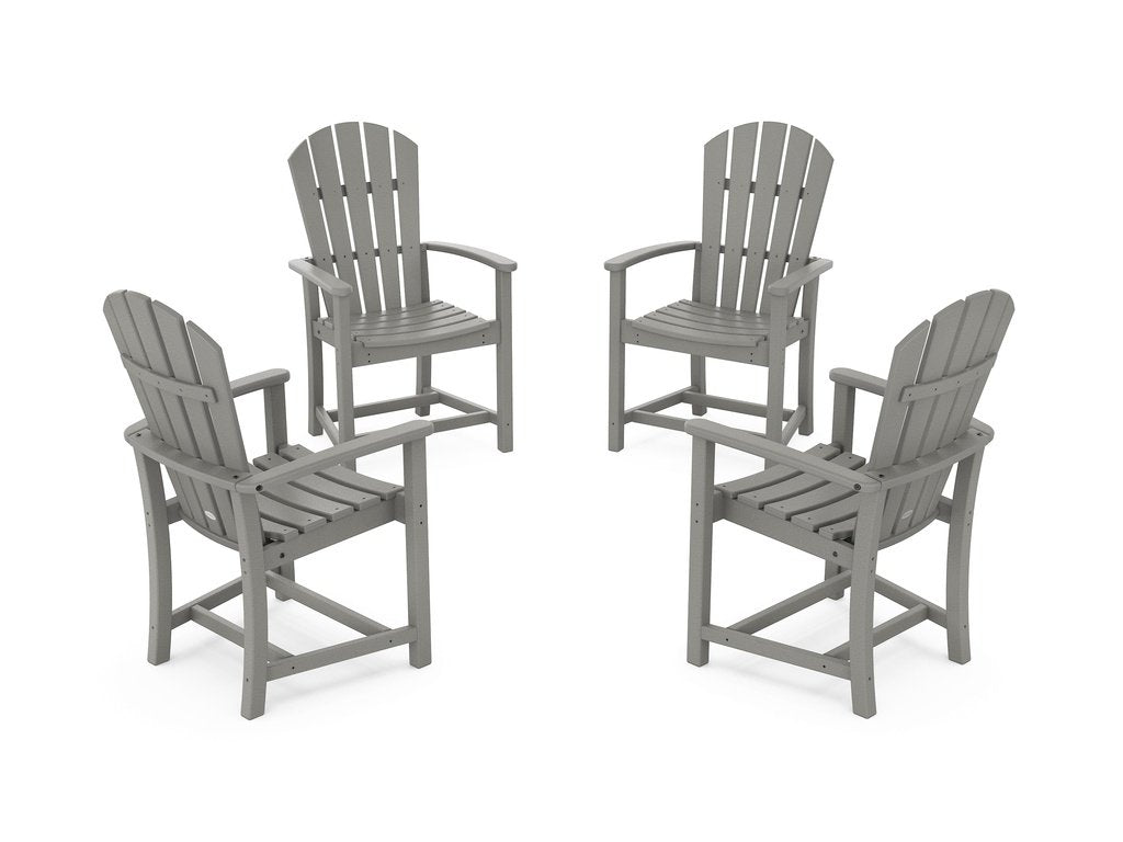 Palm Coast 4-Piece Upright Adirondack Conversation Set Photo