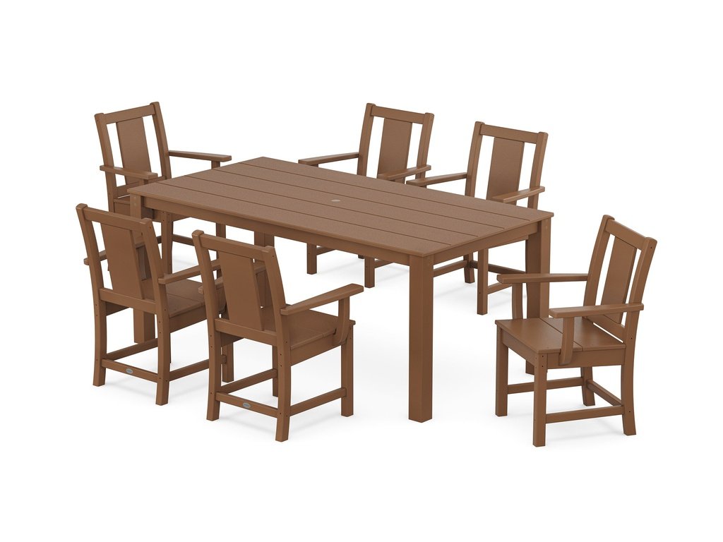 Prairie Arm Chair 7-Piece Parsons Dining Set Photo