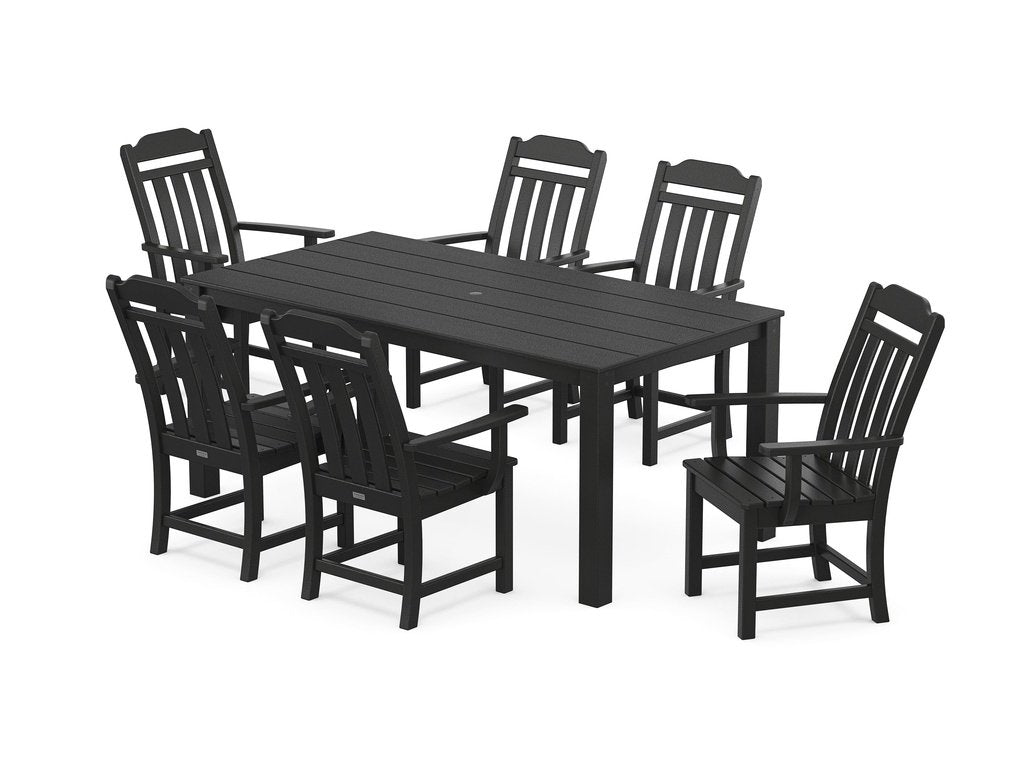 Country Living Arm Chair 7-Piece Parsons Dining Set Photo