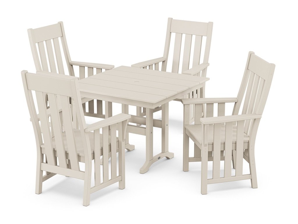 Acadia 5-Piece Farmhouse Dining Set Photo