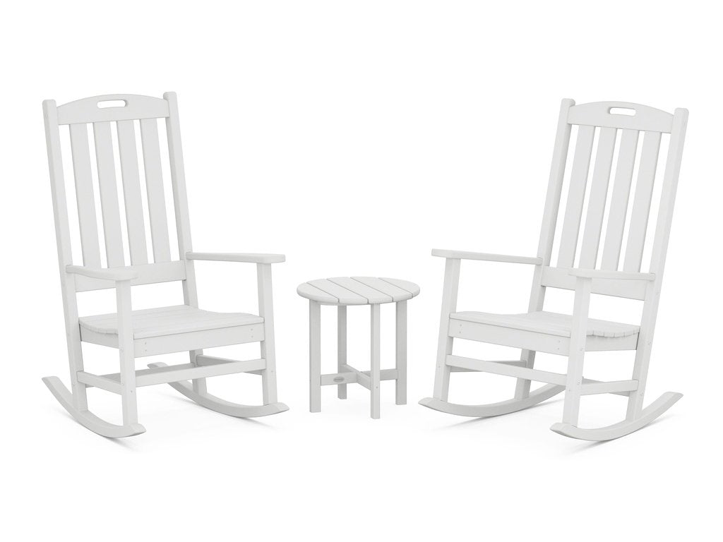 Nautical 3-Piece Porch Rocking Chair Set Photo