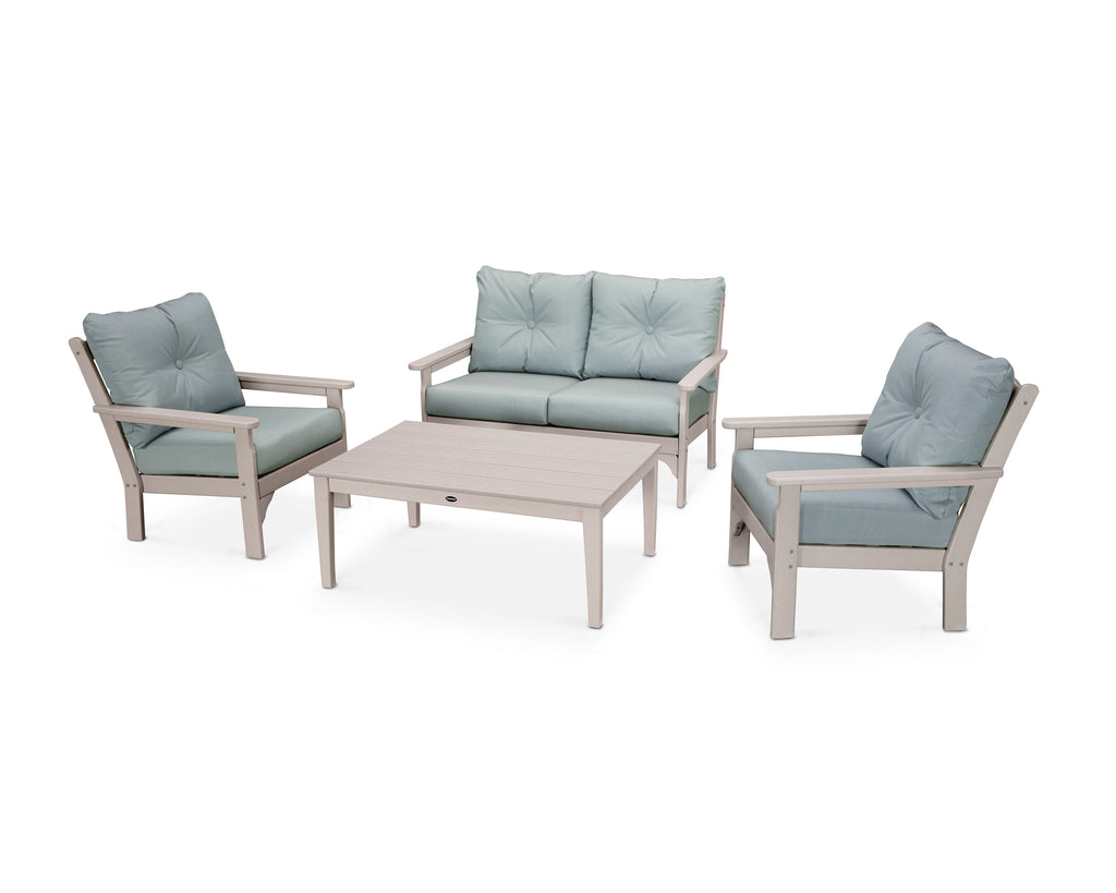 Vineyard 4-Piece Deep Seating Set - Retreat Home Furniture