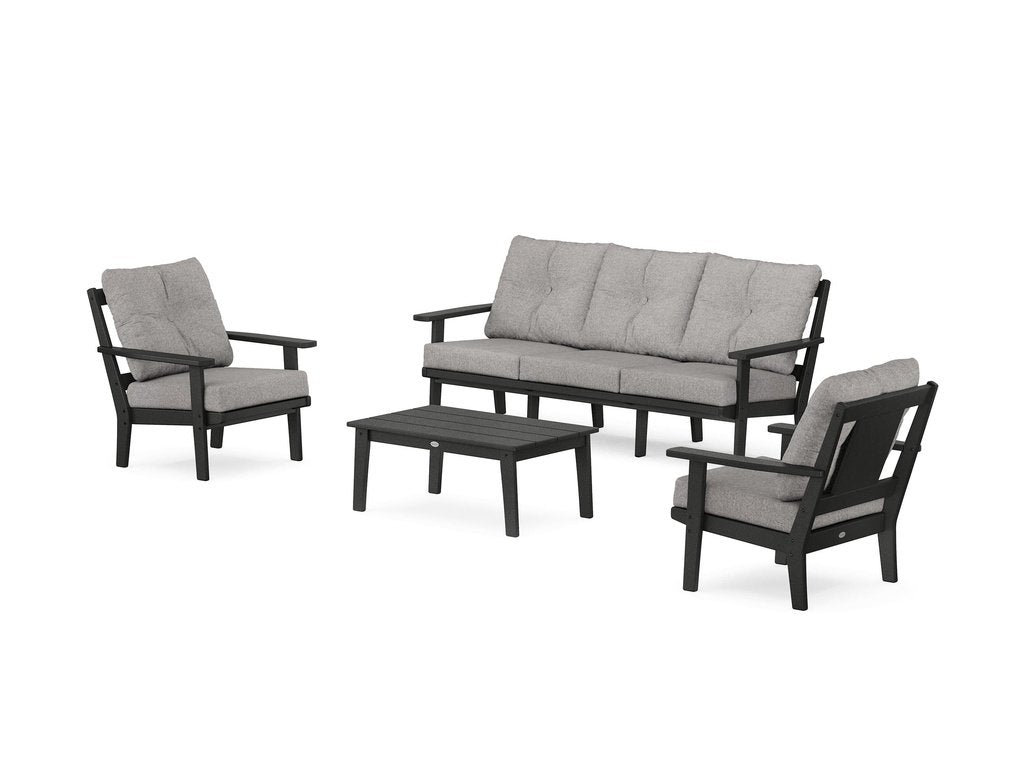 Prairie 4-Piece Deep Seating Set with Sofa Photo