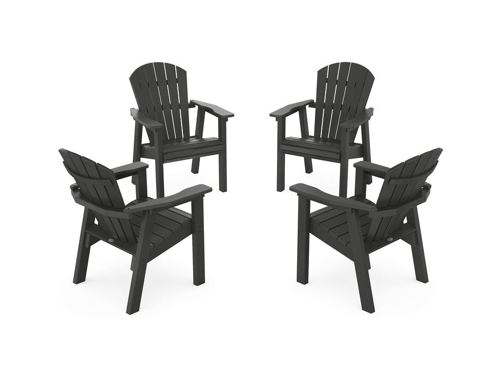 Seashell 4-Piece Upright Adirondack Conversation Set Photo