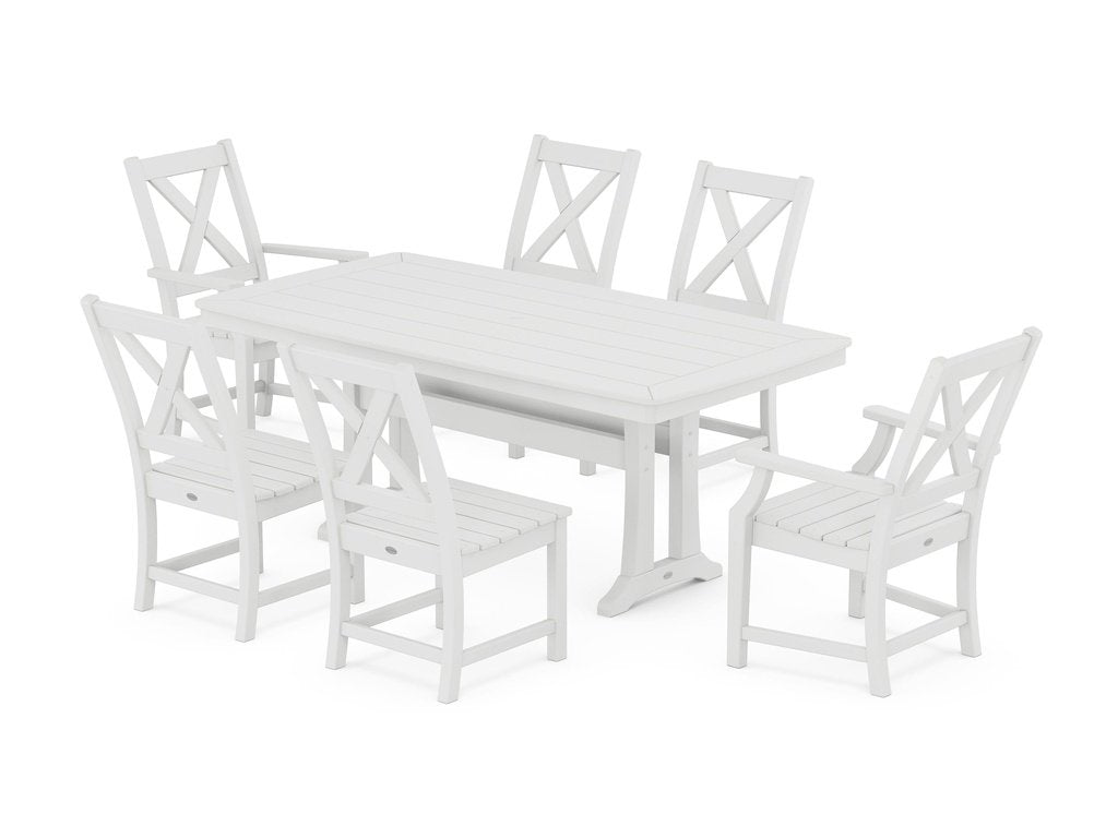 Braxton 7-Piece Dining Set with Trestle Legs Photo