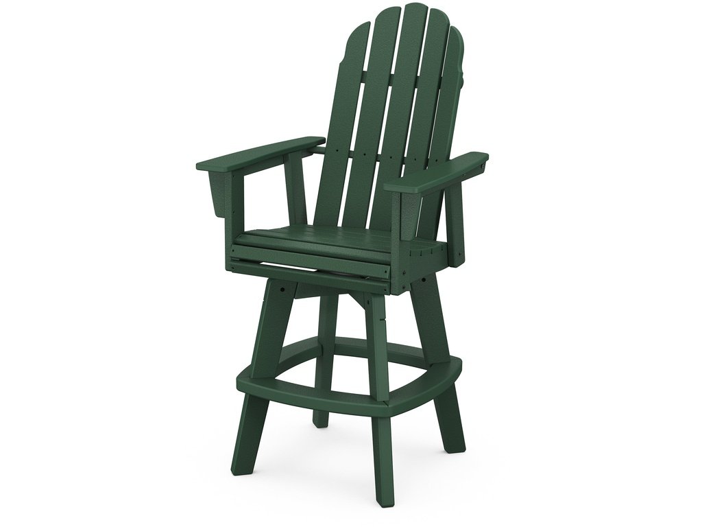 Vineyard Curveback Adirondack Swivel Bar Chair Photo