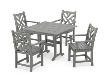 Chippendale 5-Piece Farmhouse Dining Set Photo