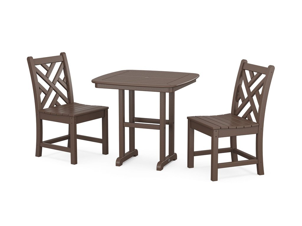 Chippendale Side Chair 3-Piece Dining Set Photo