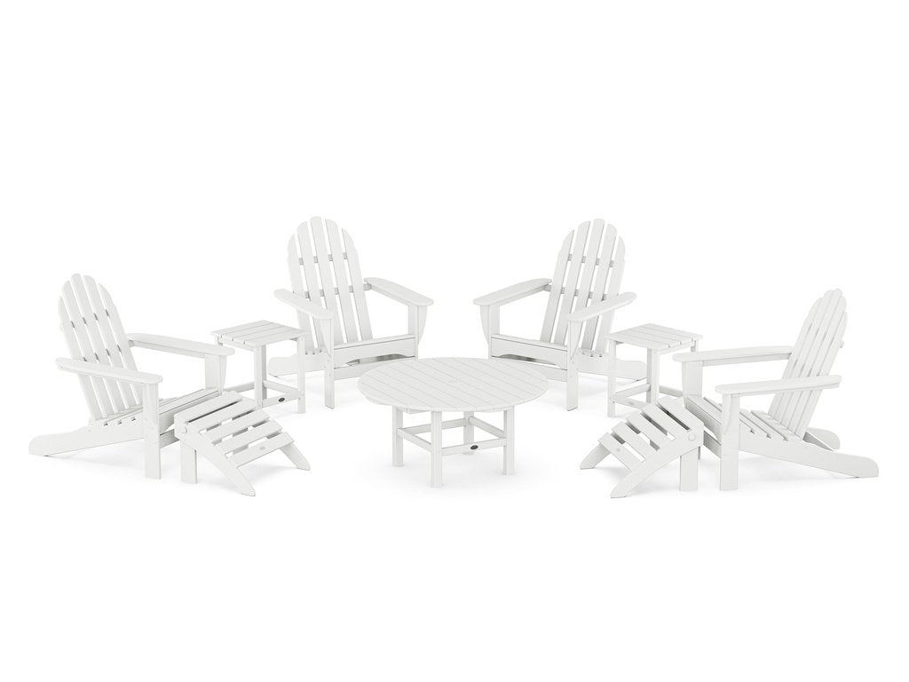 Classic Adirondack Chair 9-Piece Conversation Set Photo