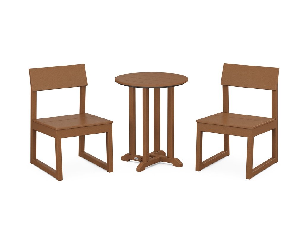 EDGE Side Chair 3-Piece Round Dining Set Photo