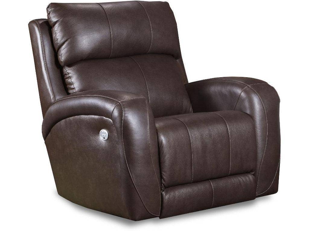 Dawson Leather Recliner - Fossil