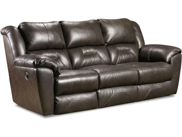 Pandora Leather Sofa - Fossil