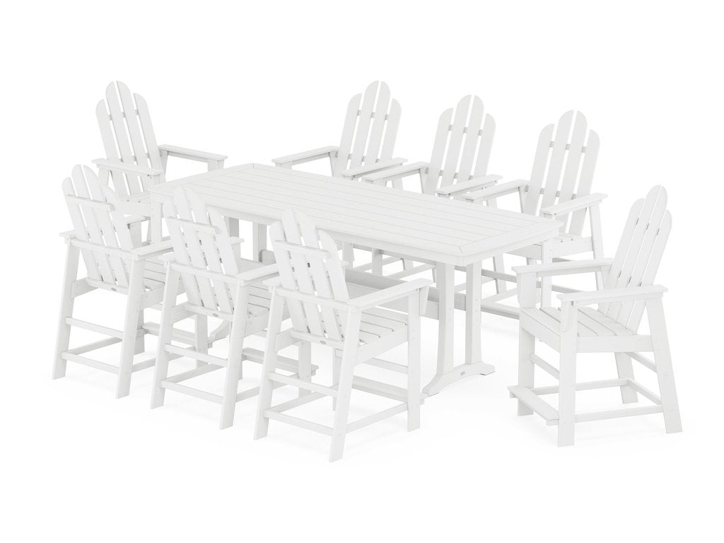 Long Island 9-Piece Counter Set with Trestle Legs Photo