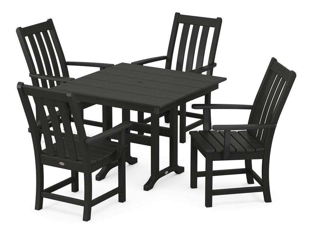 Vineyard 5-Piece Farmhouse Dining Set Photo