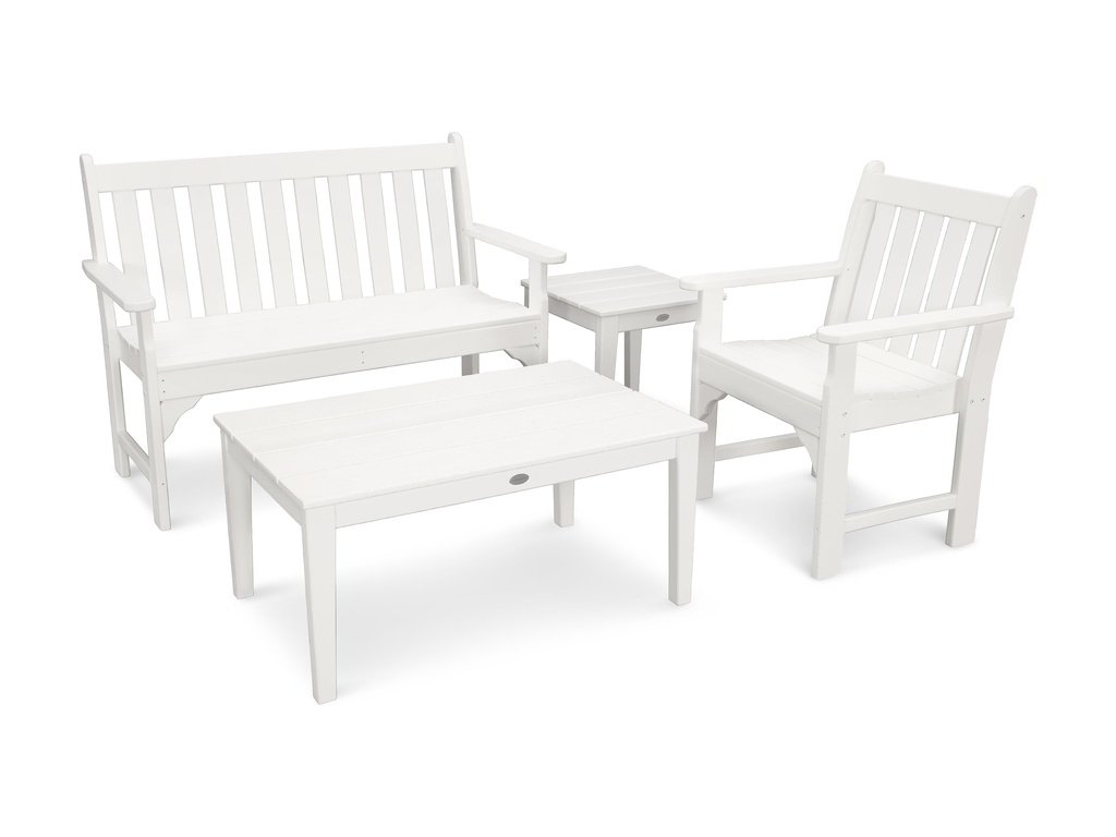 Vineyard 4-Piece Bench Seating Set Photo