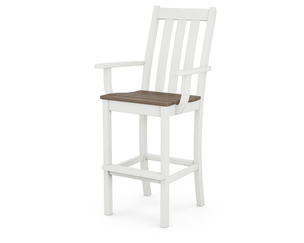 Vineyard Bar Arm Chair | Natural Finish - Retreat Home Furniture