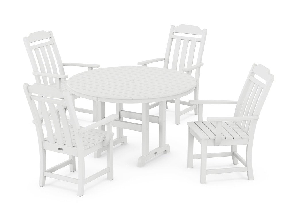 Country Living 5-Piece Round Farmhouse Dining Set Photo