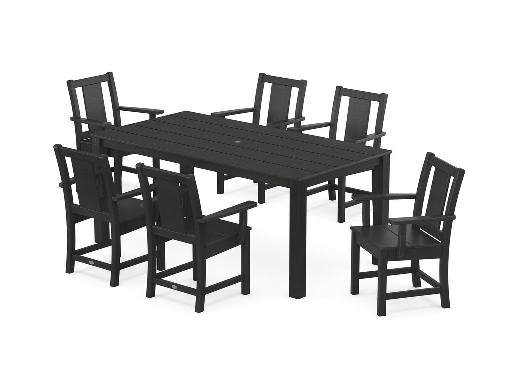 Prairie Arm Chair 7-Piece Parsons Dining Set Photo