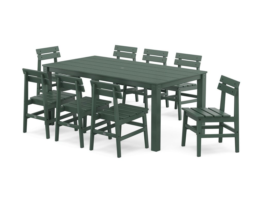 Modern Studio Plaza Chair 9-Piece Parsons Dining Set Photo