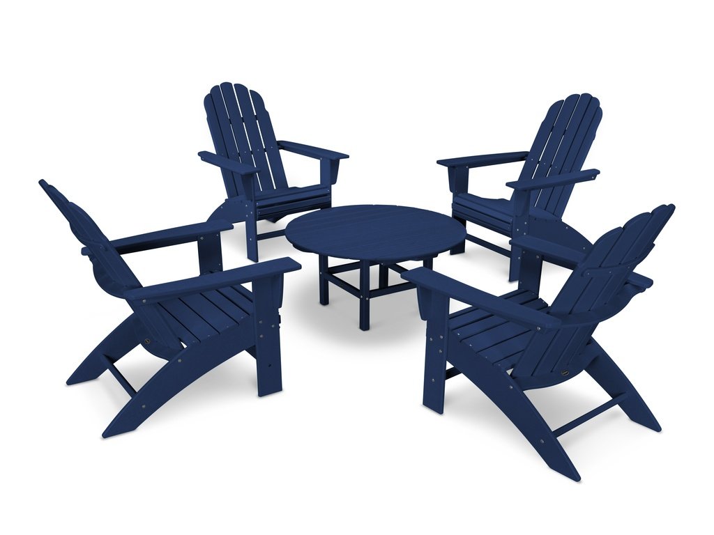 Vineyard 5-Piece Oversized Adirondack Set Photo