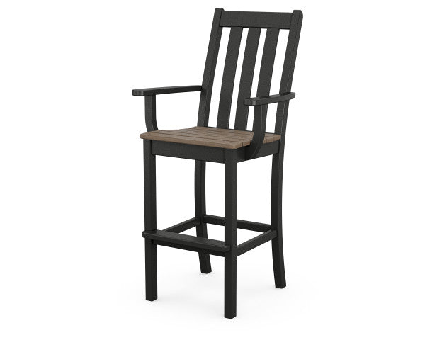 Vineyard Bar Arm Chair | Natural Finish - Retreat Home Furniture